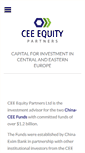 Mobile Screenshot of cee-equity.com